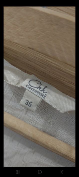 Tunika narzuta s 36 zwiewna haftowana sukienka biala