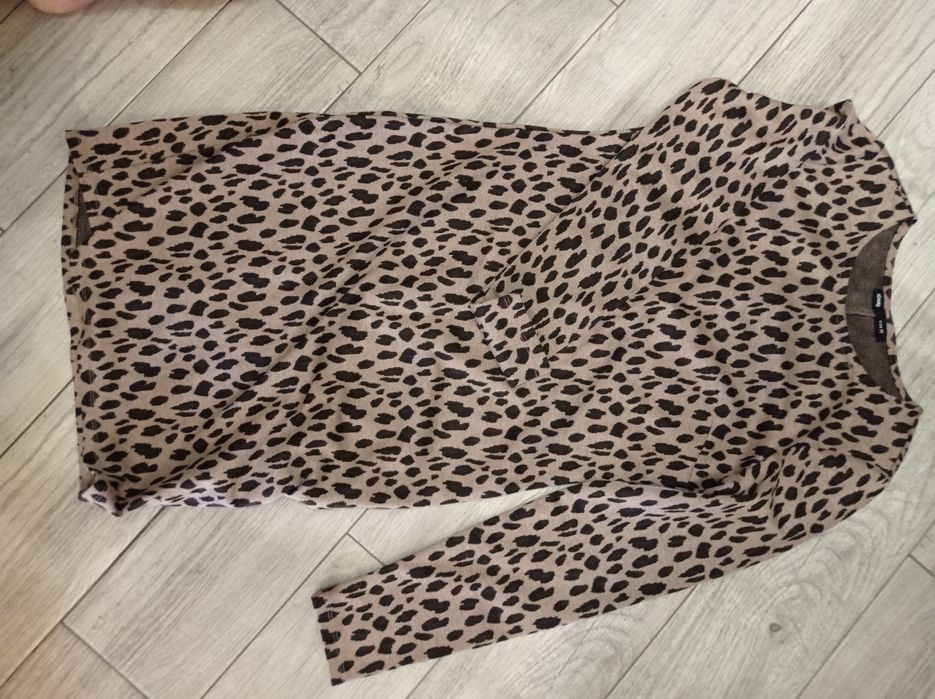 Жіноче, приталене плаття, сукня Sinsay, леорард, М