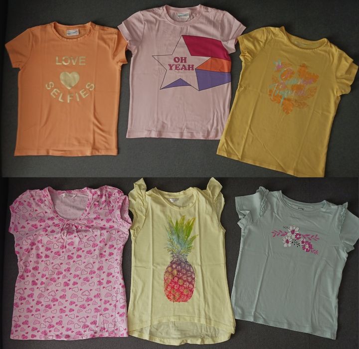 T-shirty, koszulki dziewczęce r. 116