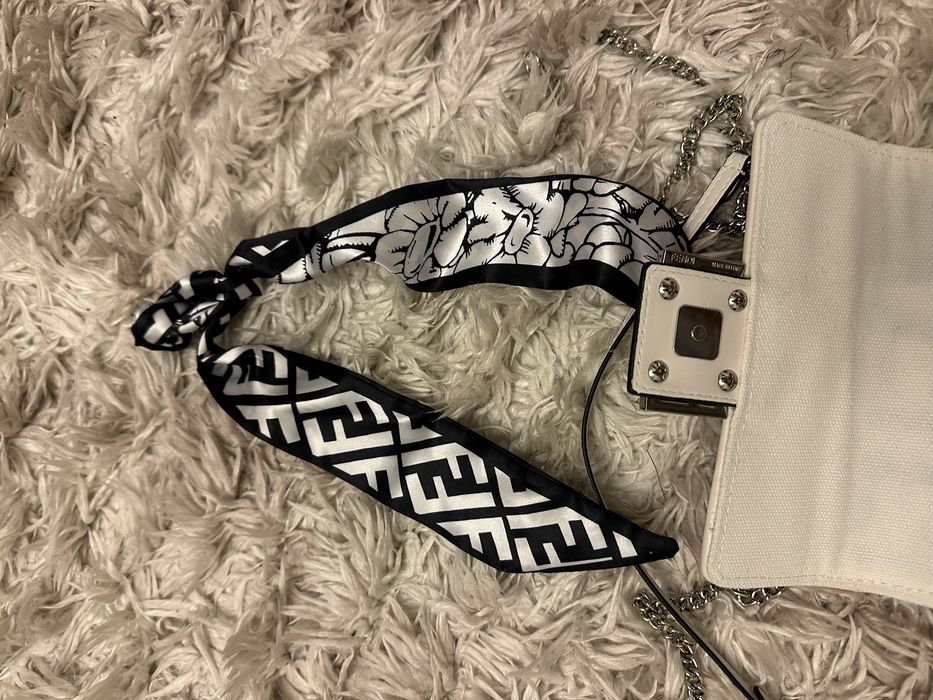 сумка fendi біло чорна