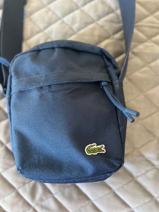 Saszetka męska granatowa Lacoste