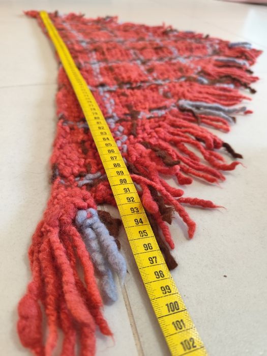 Xaile rústico em Lã para Criança (feito à mão)