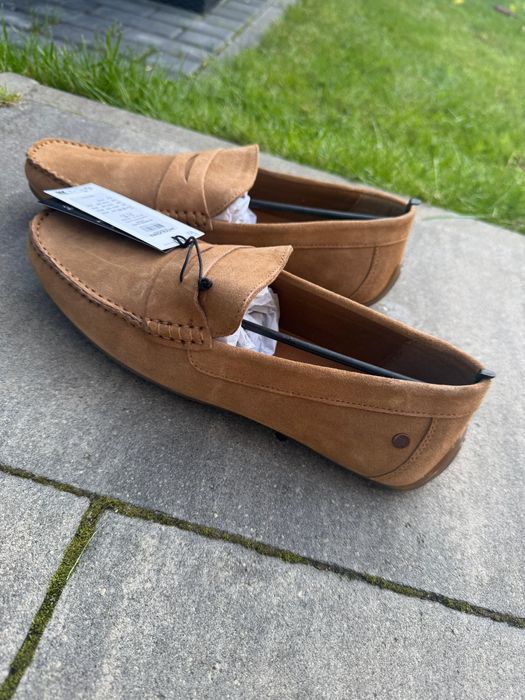 Zamszowe mokasyny rozm. 42