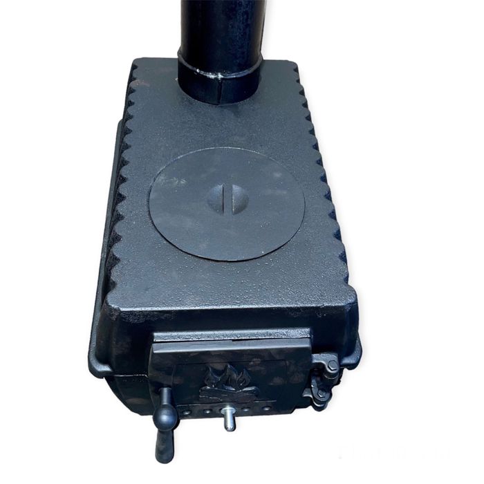 Буржуйка чугунная печь   с варочной поверхностью