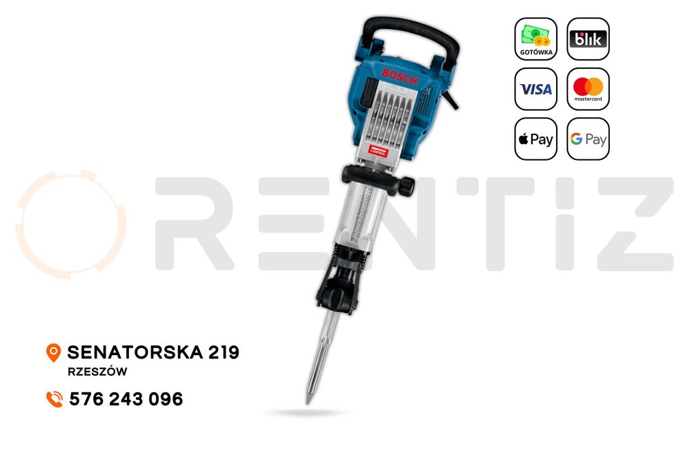 Młot wyburzeniowy, udarowy,  do kucia BOSCH - wynajem, wypożyczalnia