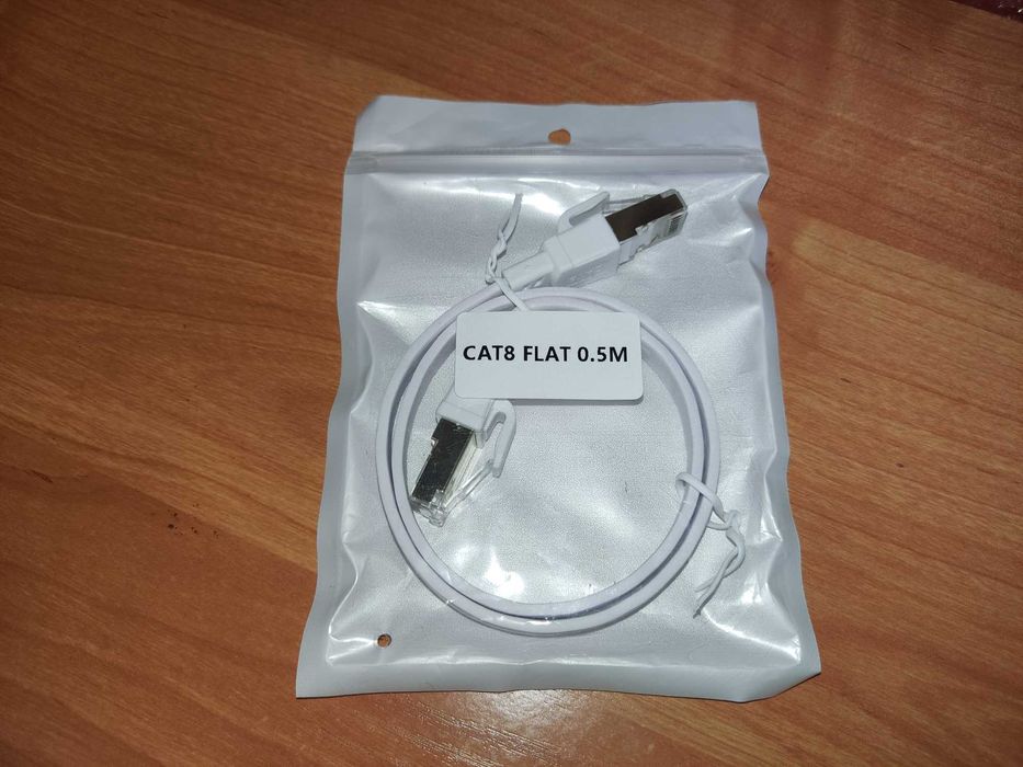 Кабель интернет соединение RG45 CAT8 0.5 M
