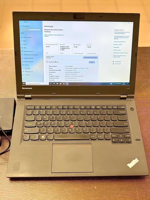 Laptop Lenovo ThinkPad L440 (Intel Core i7-4800MQ, 16/256 GB, Windows 10)