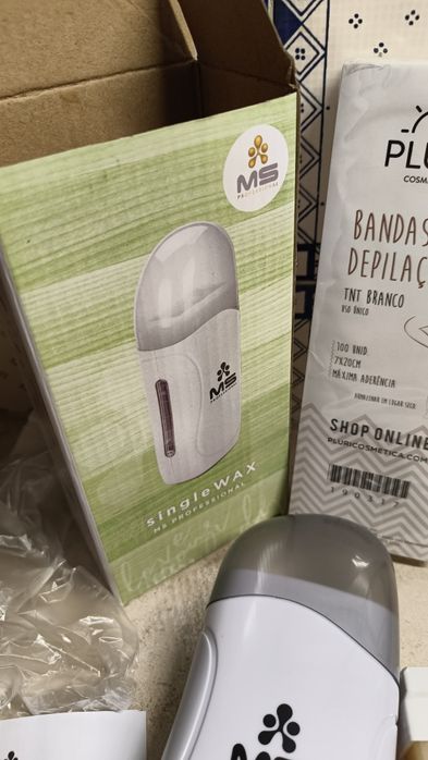 Kit de depilação novo