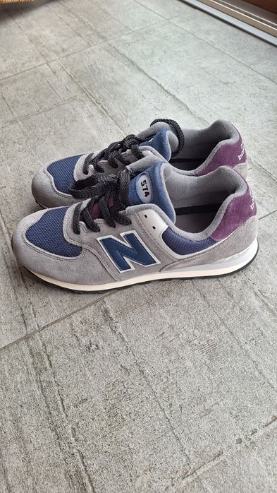 Nowe New Balance 574 NB buty skóra skórzane 40 25cm chłopięce damskie