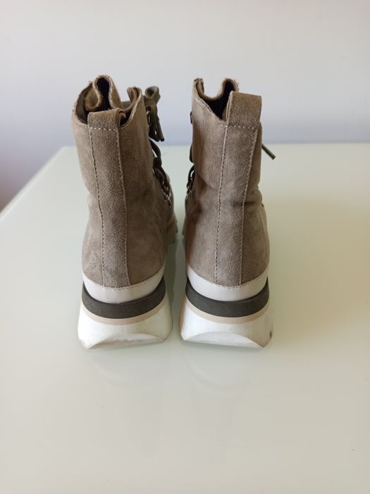 Botas senhora cor verde