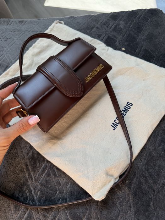 Сумка Jacquemus шоколадна оригінал