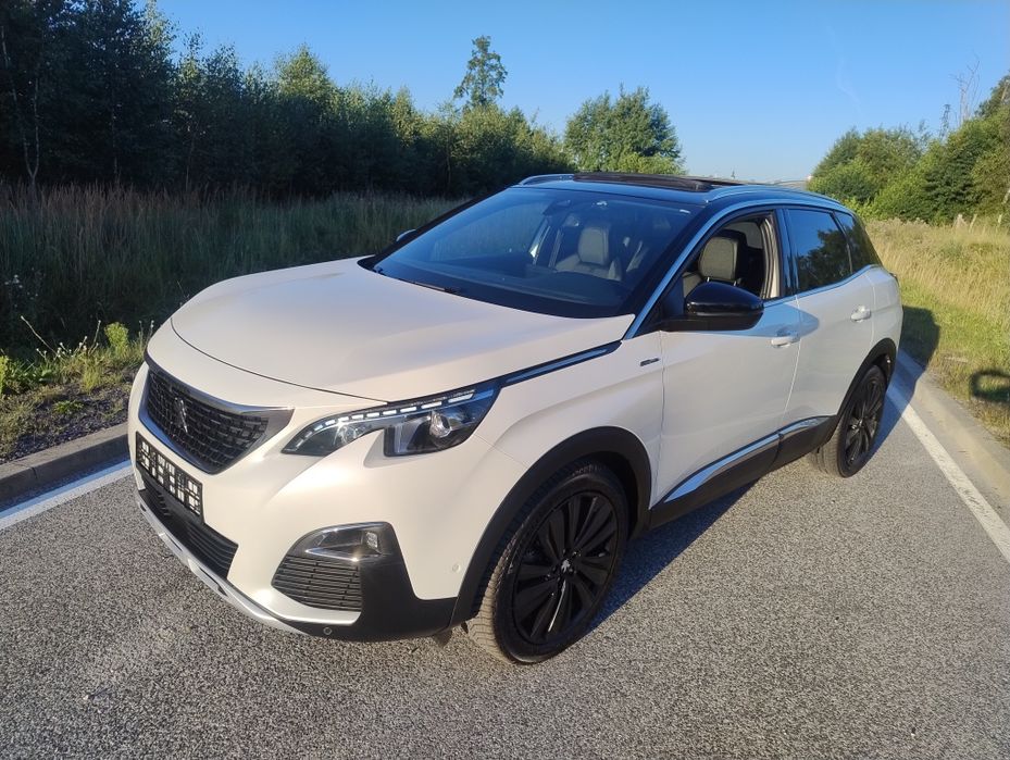 Peugeot 3008 II Benz 130KM GT Line Nowy Rozrząd Panorama Kamera 360° Ładowarka Indukcyjna FULLED Biała Perła