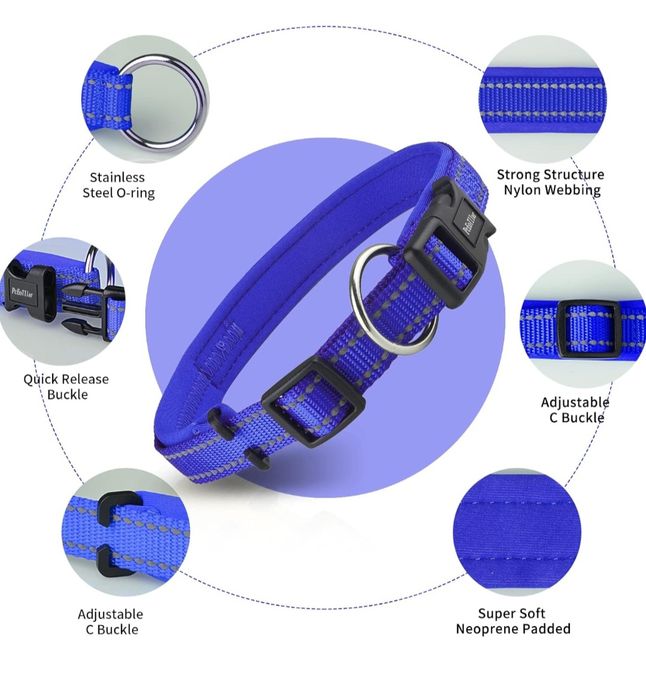 Obroża z zawieszką dla psa S