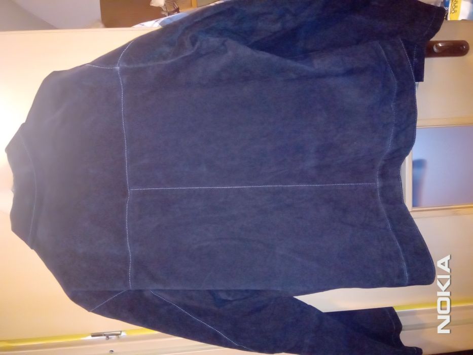 Krótka skórzana meska