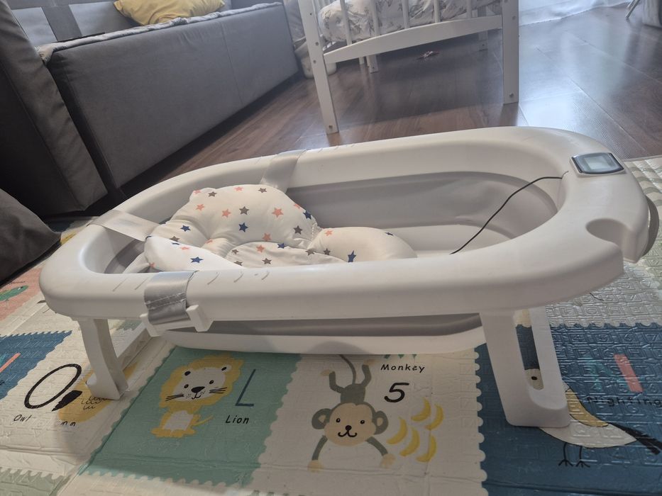 Wanienka składana dla Dziecka z Termometrem