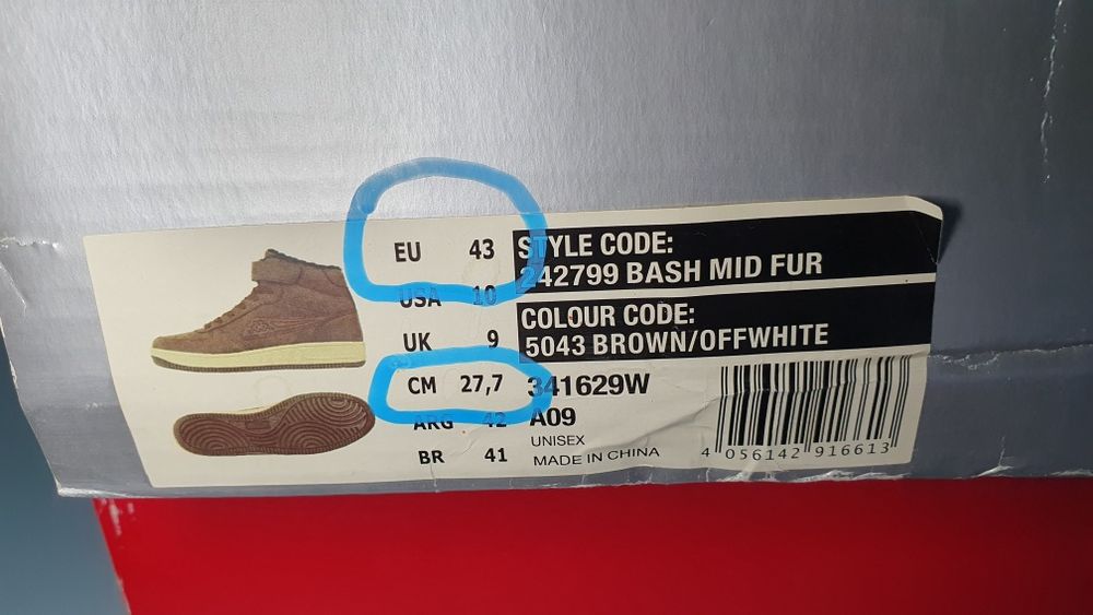 Buty nowe ocieplane na zimę marki Kappa rozmiar 43