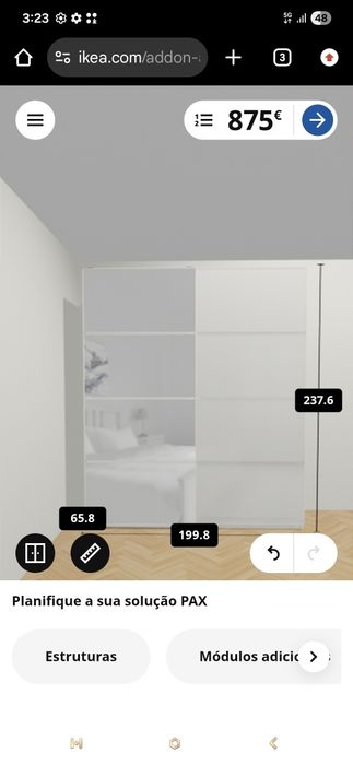 Ropeiro IKEA Branco.