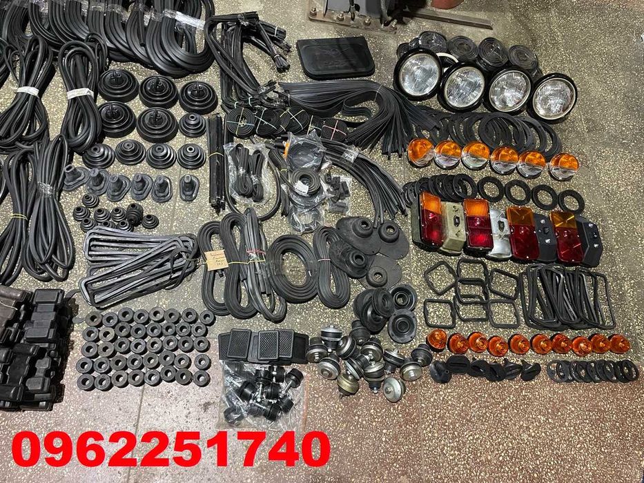 Резинки, уплотнителі, ущільнювачі УАЗ 452, Уаз 469, Уаз 3151, Уаз 3303
