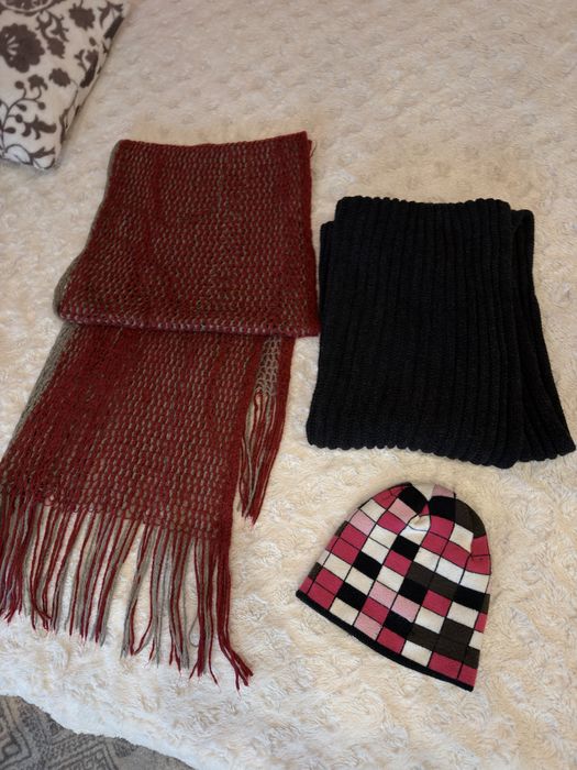 Zestaw szalik 2x czapka okazja H&M