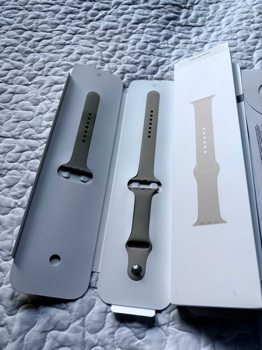 NIEUŻYWANY Apple Watch 8 45mm stalowy srebrny cellular BATERIA 100%