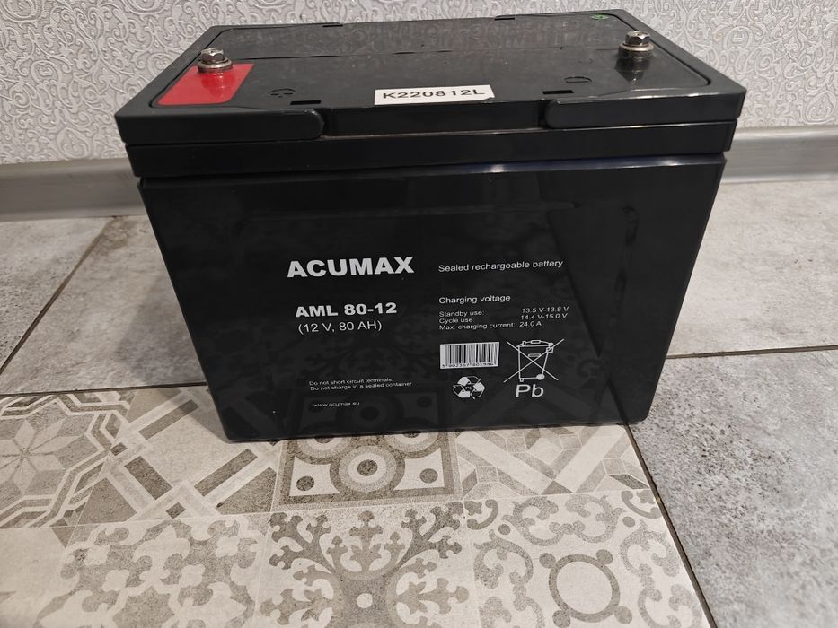 Акумулятор ACUMAX AML 12V 80Ah AGM VRLA
В наличии