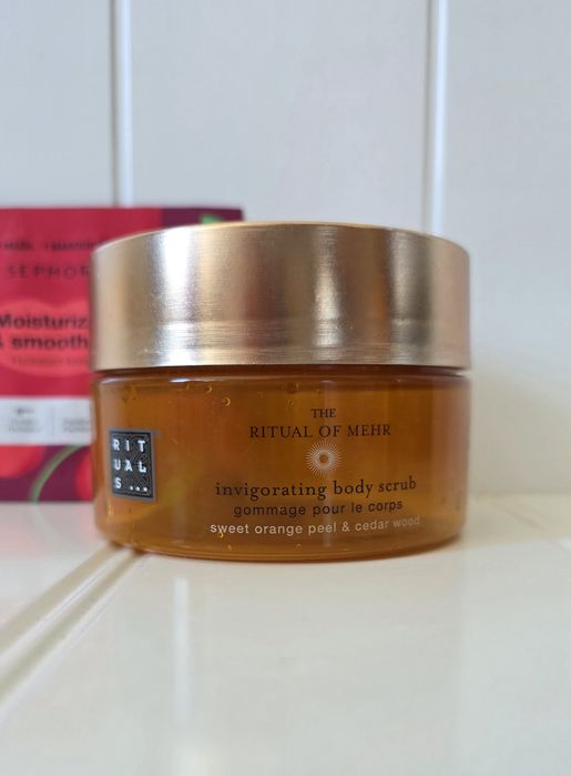 Rituals The Ritual of mehr peeling pudełko Sephora maseczka do ust