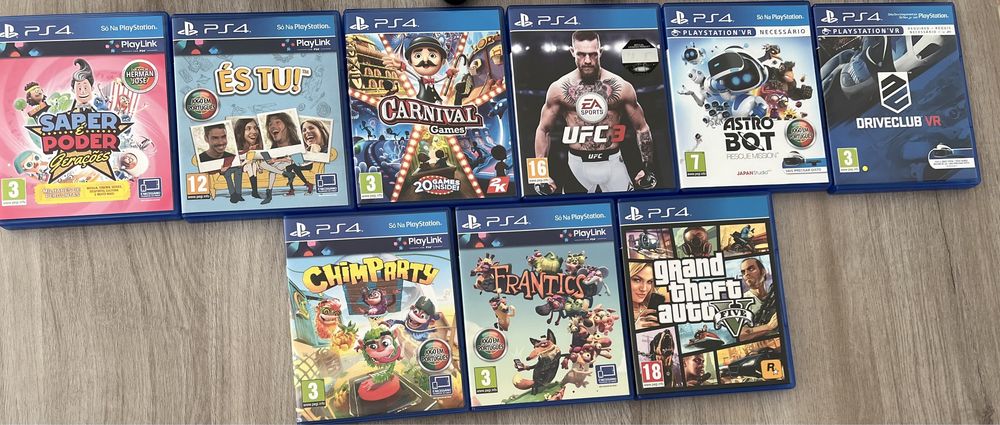 PS4 1TB Pro + Sony VR + 2 Controllers + 9 Games (Selling the Bundle Only)64751966740483122