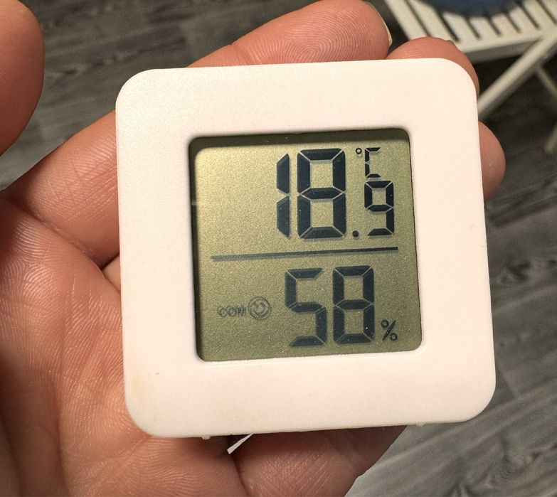 Термометр гігрометр градусник (батарейка в комплекті)