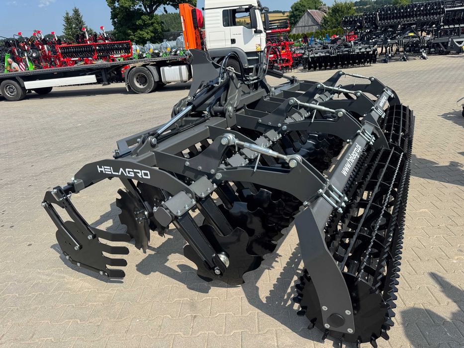 Brona talerzowa 4 m hydrauliczna lekka BTL Helagro 4,0