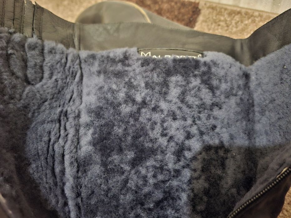 Шкіряні чоботи 38р.