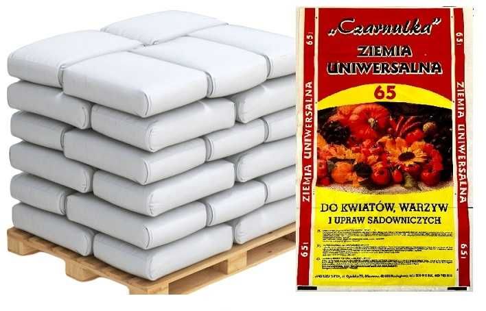 Ziemia uniwersalna 65 do kwiatów i warzyw 20 sztuk paleta wysyłka