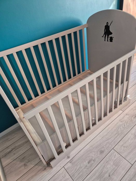 Łóżeczko niemowlęce IKEA Gonatt 120x60 z materacem