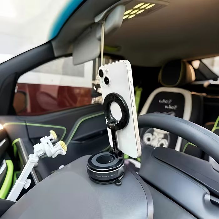 Suporte Telemóvel Carro Magnético | Sucção Forte | 360º | Não Cai