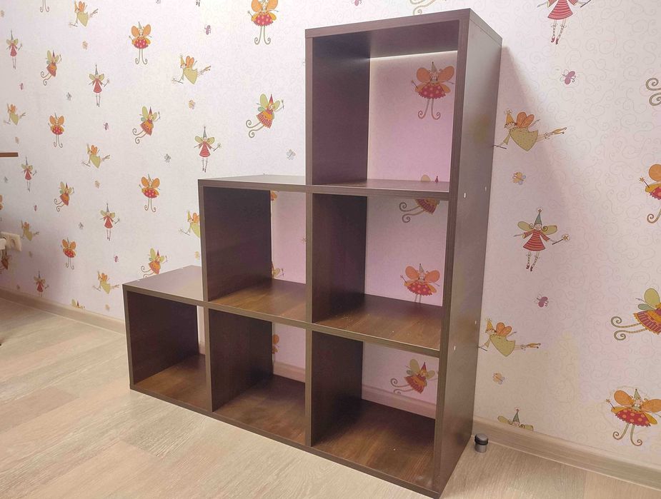 НОВИЙ стелаж горка в дитячу, гостьову, офіс. Сходинки, полички.