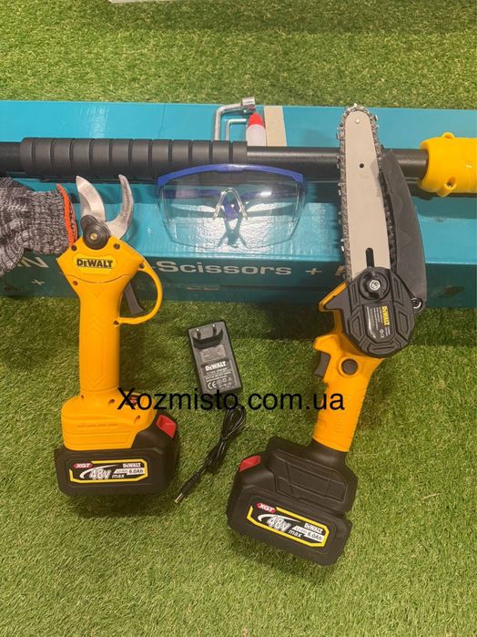 Набор инструментов 3в1 DeWalt 48V( пила сікатор телескоп 2,5м