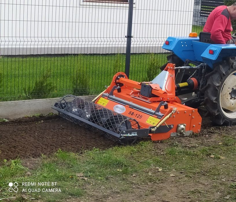 Usługi glebogryzarka separacyjną z mini traktorem