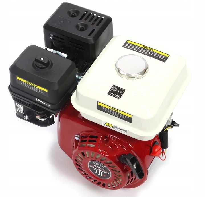 NOWY SILNIK spalinowy zagęszczarki 7KM + SPRZĘGŁO 115+olej