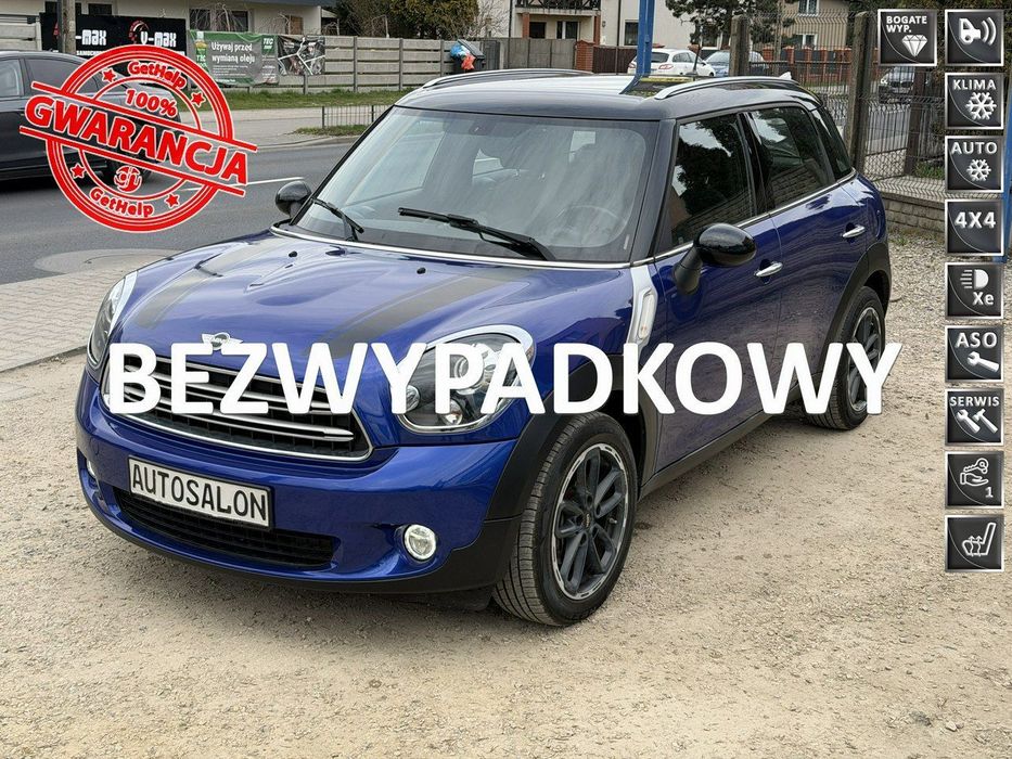 MINI Countryman LIFT*XENON*Alu*17*Grzana*Szyba*Fotele*Piękny*Niemcy*1Wł*Bez*Wkładu*TOP
