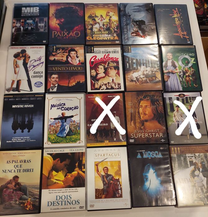 Vendo DVDs originais 10=40€