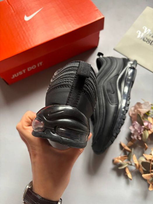 Кросівки Nike Air Max 97 Black premium | Кроссовки Найк чоловічі жіночі