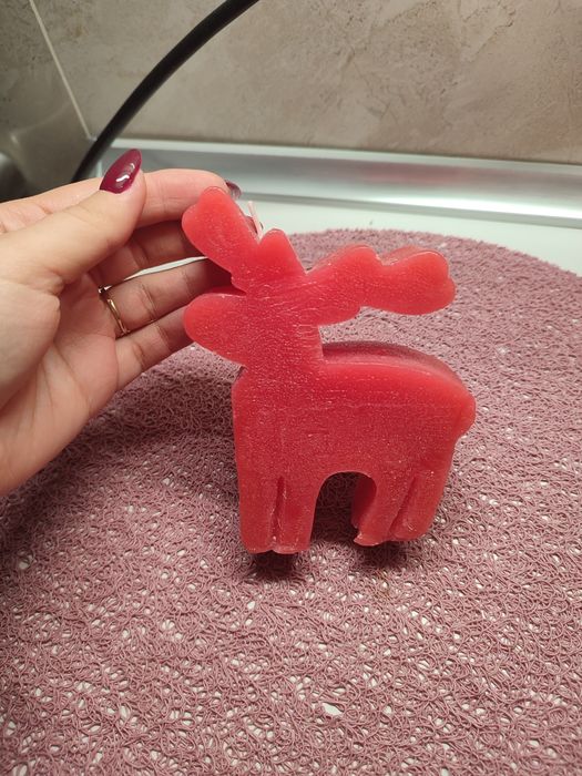 Świeczka świeca ozdobna renifer