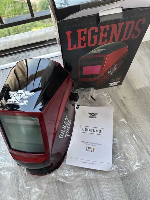 Máscara de Soldadura Automática Great Tool Legends True Color - Nova na Caixa