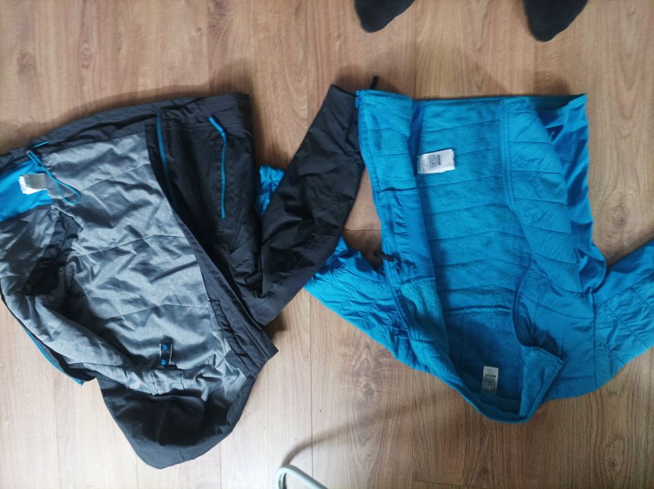 Kurtka turystyczna dla dzieci Quechua SH500 3w1 -8°C wodoodporna