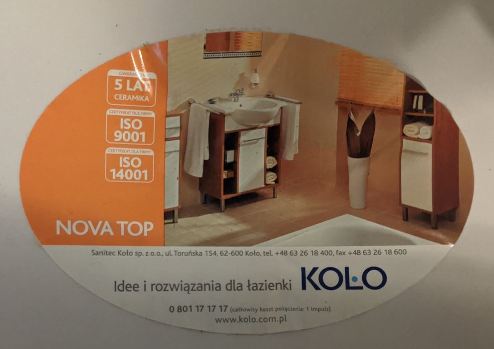 Umywalka narożna KOŁO Nova Top