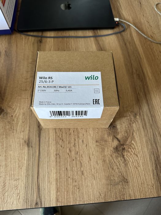 Насос WILO RS 25/6-3 P для котлів Ariston, Immergas, Ferolli, Termet, Vaillant та інші (France)