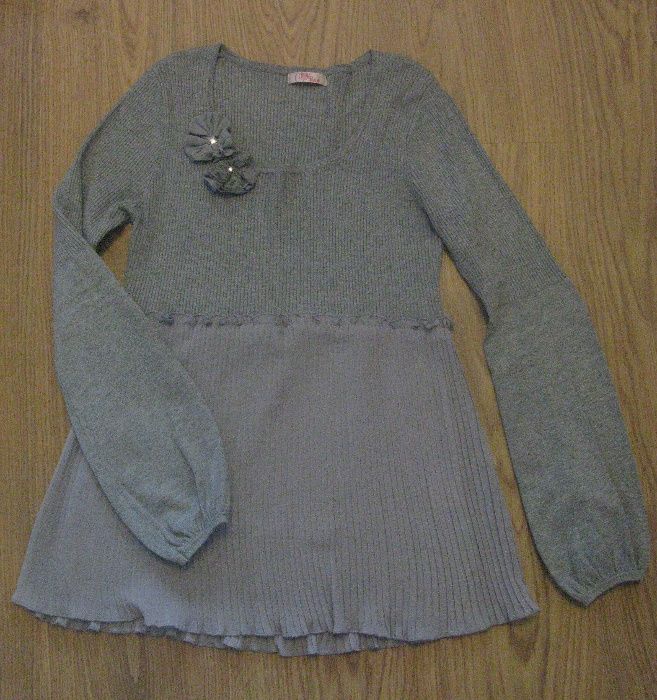 Кофта туника для вагітних блуза шифон