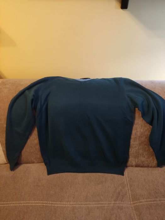 Sweter granatowy marki Adriano Guinari rozmiar L