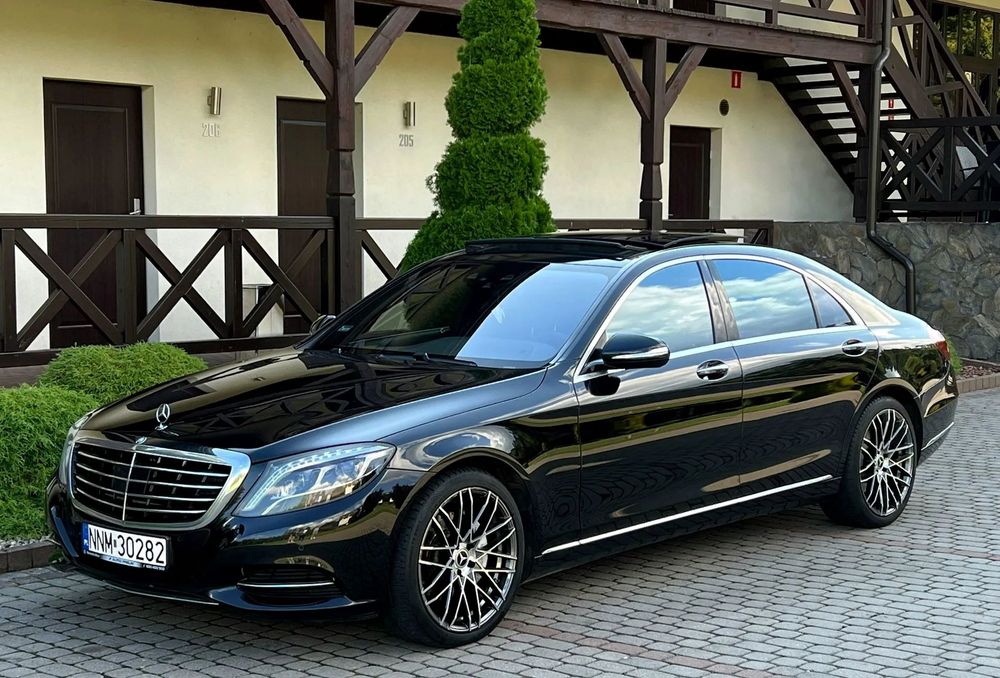 Mercedes-Benz Klasa S 350CDi-258Koni Long FullOpcja SalonPL Monitory Serwis Zamiana