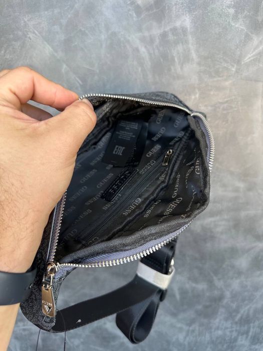 Мужская сумка бананка guess чоловіча жіноча бананка гесс