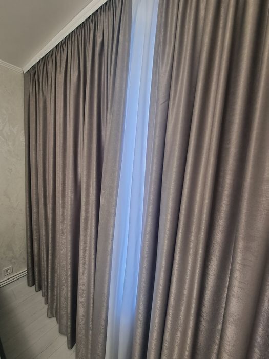 Штори день-нічь сірі